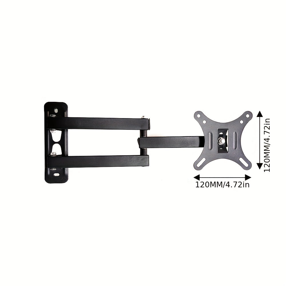 TV Wall Mount Bracket Holder Adjustable Angle 25-66 cm Load 9.98KG