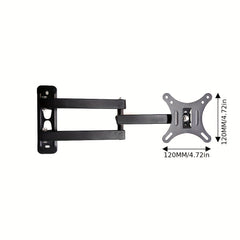 TV Wall Mount Bracket Holder Adjustable Angle 25-66 cm Load 9.98KG