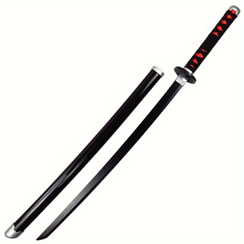 Katana Anime Sword Samurai Cosplay Sword & Red Wooden Sword Toy