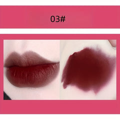 6pcs Lip Makeup Set Gift Boxes Matte Lip Glaze Gloss Lotion Necklace