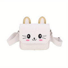 Kids Cartoon Rabbit Shoulder Bag Girls Coin Purse Handbag Wallet
