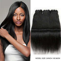 10A Brazilian Straight Hair Bundle 3PCS Human Hair Weaving Extension
