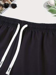Men's Printed Drawstring Shorts for Summer
