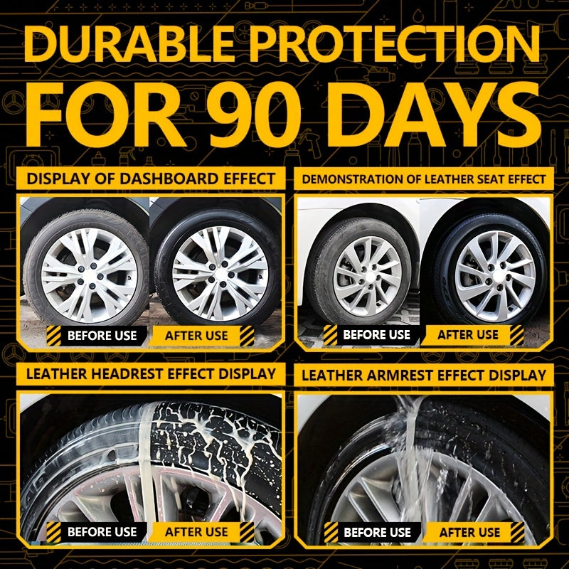 Car Tire Coating Agent Glowing Waterproof Bright Tire Glaze
