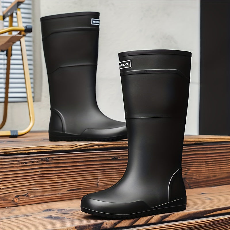 Women's Waterproof Non slip Rain Boots Comfortable High Tube Outdoor Rain Boots
