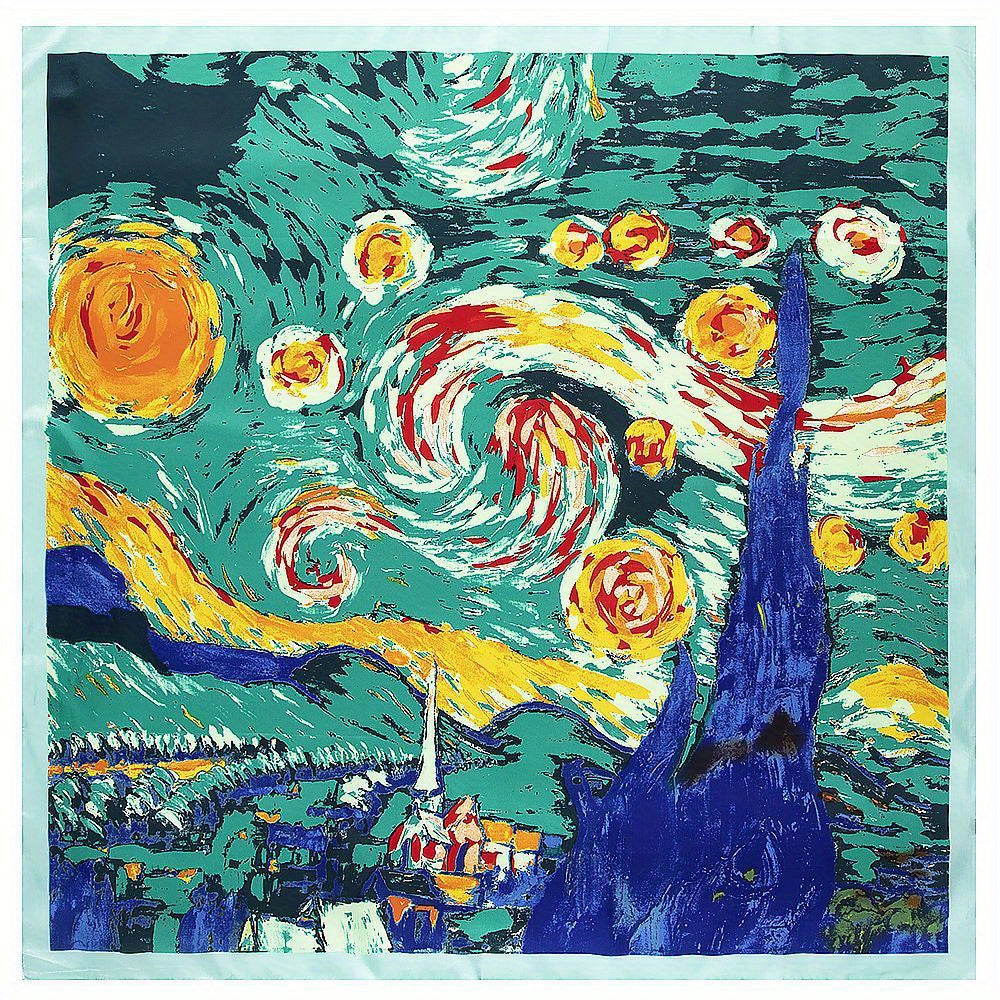 THE STARRY NIGHT Silk Tube Top Bandana