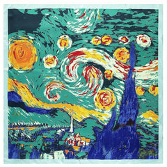 THE STARRY NIGHT Silk Tube Top Bandana