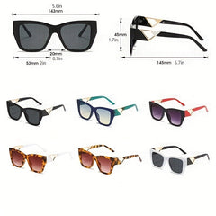 Y2K Square Sunglasses For Women Men UV400