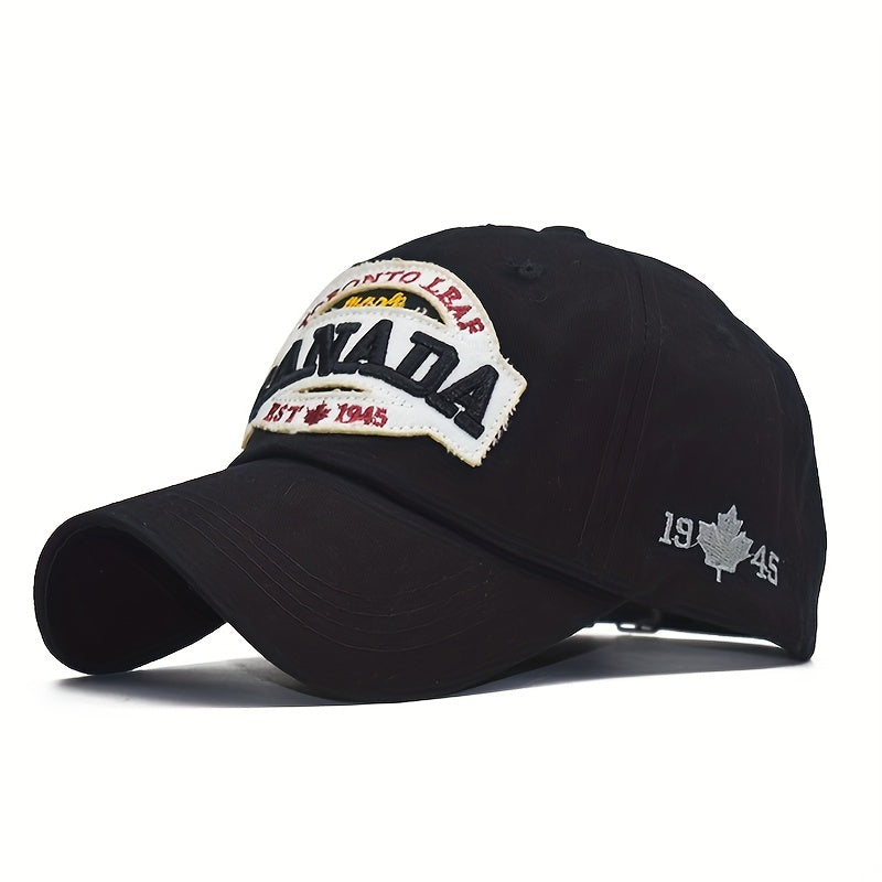 Canadian Embroidered Baseball Cap for Men Women
