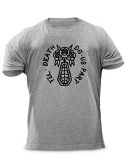 Men's Death Do Us Part Tee Shirt, Crew Neck, Casual Fit