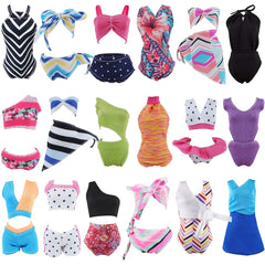 Doll Bikini Swimsuit One Piece Swimwear for 29 Doll