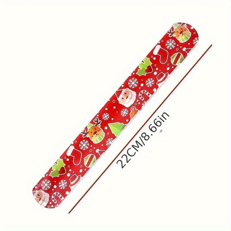Christmas Bracelet Snowman Elk Clap Rings Santa Claus Gift Boys Girls