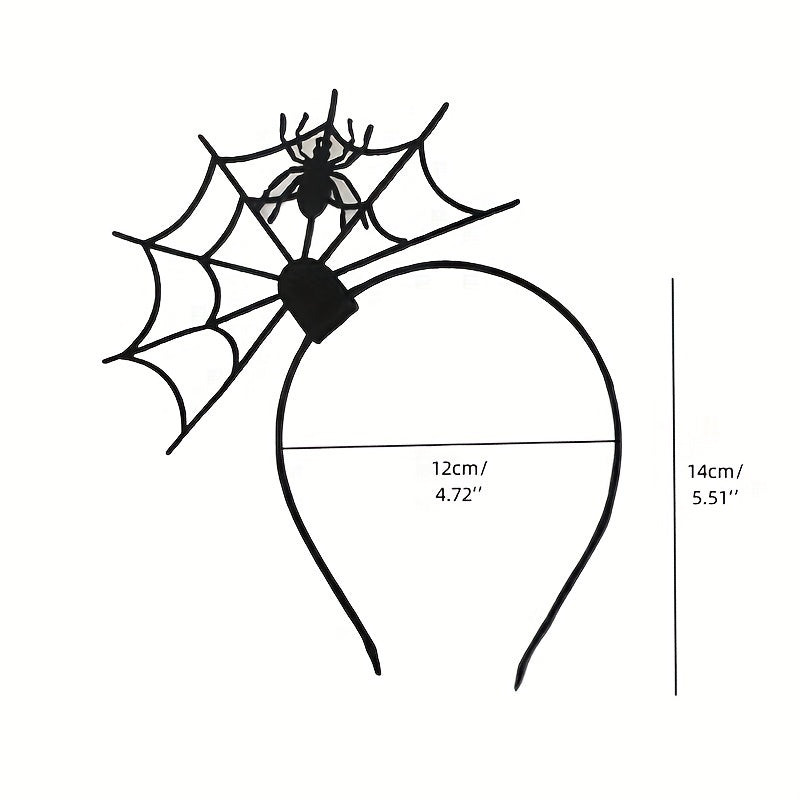 Halloween Spider Web Headband Party Hair Accessories