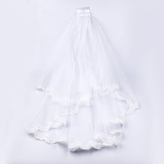 Lace Flower Wedding Veil Bridal Wedding Accessories Jewelry Veil