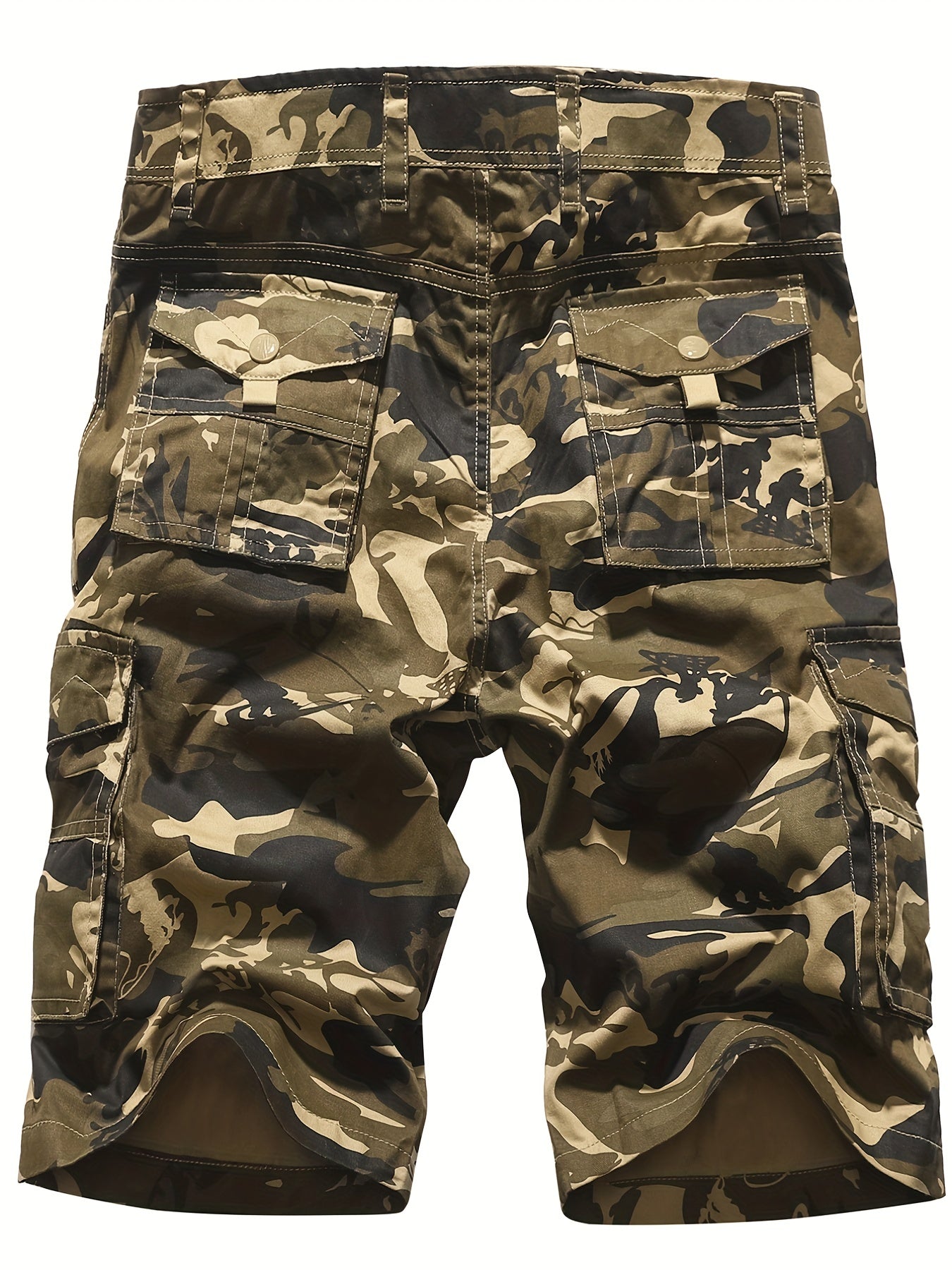 Men's Camo Cargo Shorts Military Casual Shorts
