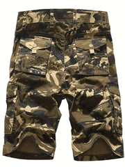 Men's Camo Cargo Shorts Military Casual