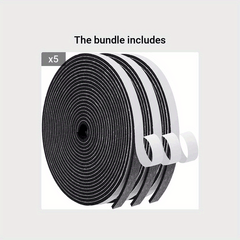 Door Weather Stripping 1/2"X1/8" Window Door Seal Strip 50ft