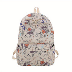 Casual Graffiti Backpack Large Capacity Travel Bag Boys Girls Bag