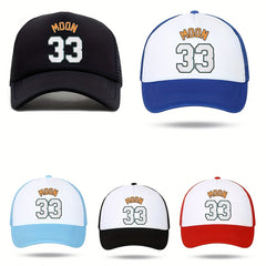 Unisex Moon Print Baseball Cap Sunshade Adjustable Outdoor Sport Hat
