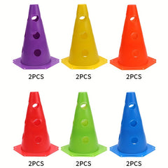 12pcs Sports Training Cones for Soccer Football Games