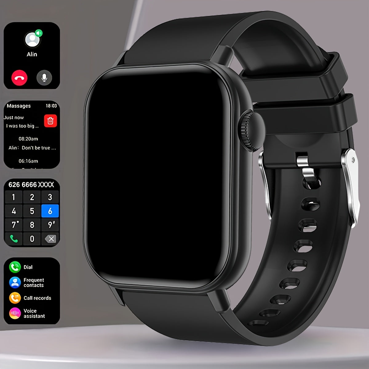Sports Smart Watch 230Mah Large Magnetic Fast Charging
