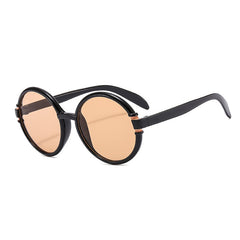 Men's Retro Round Frame Sunglasses