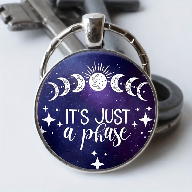 Vintage Starry Sky Keychain for Boys Stylish and Durable Accessory
