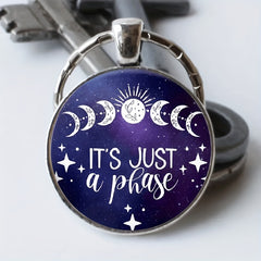 Vintage Starry Sky Keychain For Girls Backpack Jewelry