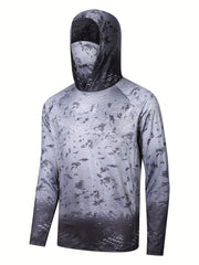 Men's UPF 50 Sun Protection Hoodie Long Sleeve Quick Dry Tops