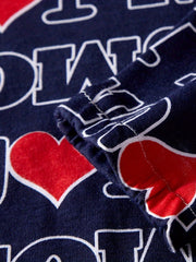 Boys I Love U Mom Pajamas Set Long Sleeves Tops & Bottoms
