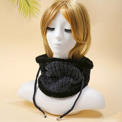 Knitted Plush Balaclava Full Cover Ski Mask Ear Protection