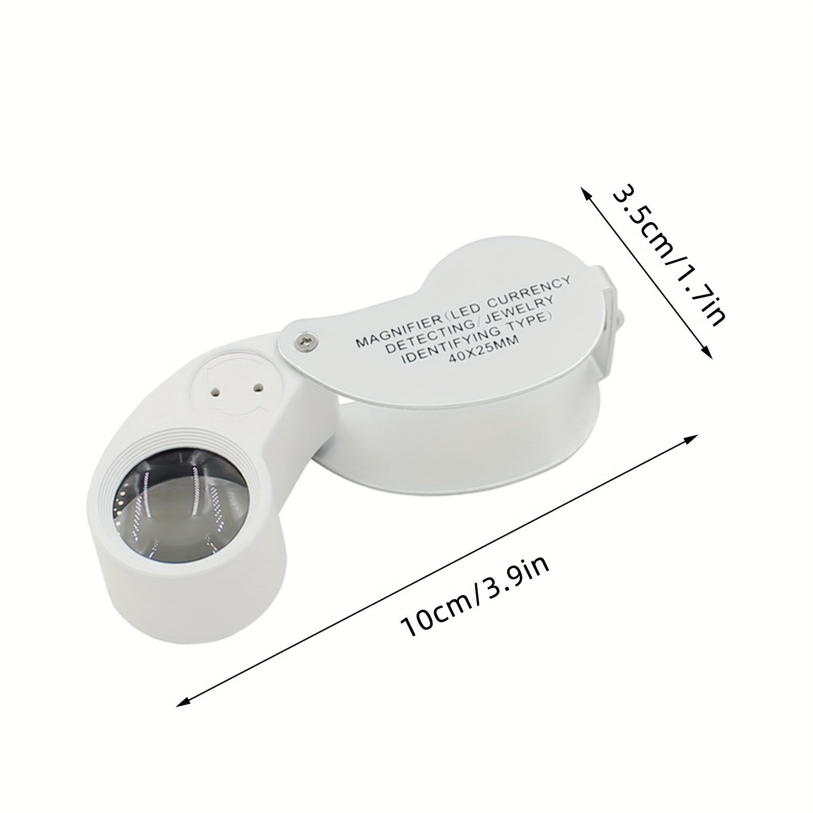 LED UV Illuminated Jeweler Loupe Magnifier BM MG6026