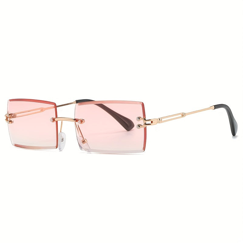 Rimless Sunglasses Gradient Glasses UV400