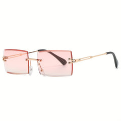 Rimless Sunglasses Gradient Glasses UV400