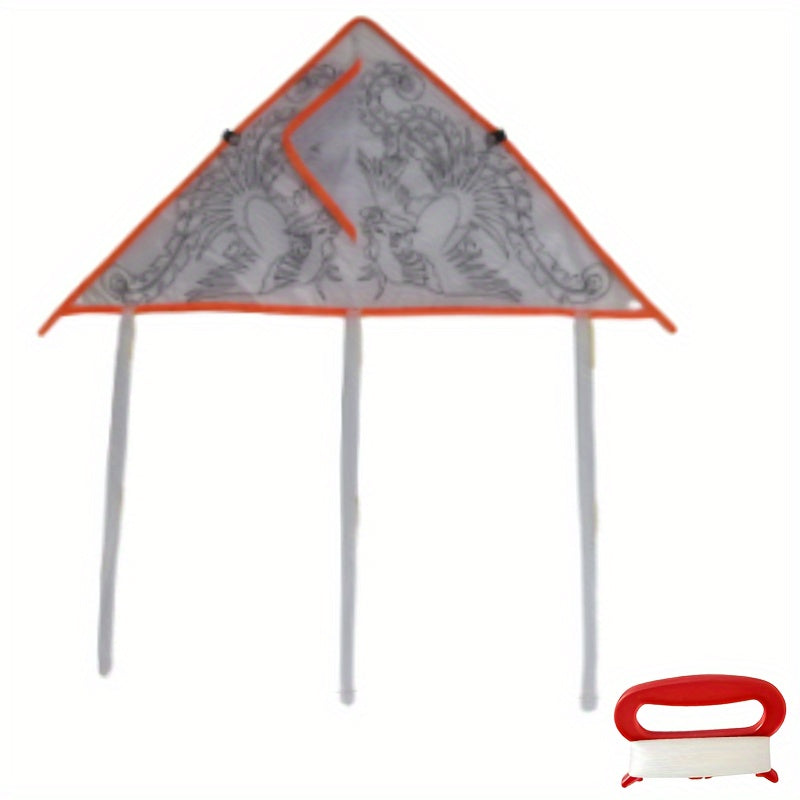 DIY Educational Painting Kite Outdoor Flying Toy