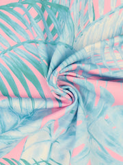 Leaf Print Tennis Sports Tank Top for Women