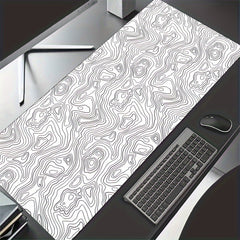 Anime Topographic Map Large Mouse Pad for Gaming PC Laptop
