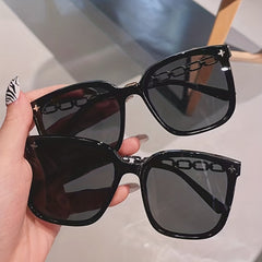 Square Sunglasses Chain Charm Anti Glare UV400