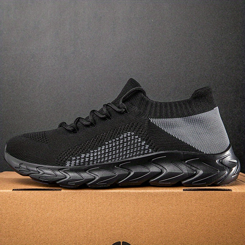 Men's Lace up Sneakers Athletic Shoes Lightweight Breathable