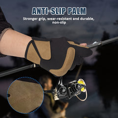 Windproof Waterproof Gloves Fishing Anti slip Breathable