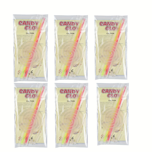 6pcs Lollipop Rotating Windmill Glow Stick Party Favors