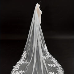 Baroque Wedding Veil Bridal Cathedral Long Veil Hair Wedding Accessories