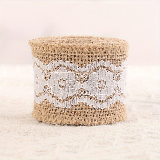 Jute Ribbon Roll Lace Styles Wedding Party Floral Supplies Gift Wrapping 2m