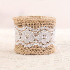 Jute Ribbon Roll Lace Styles Wedding Party Floral Supplies Gift Wrapping 2m