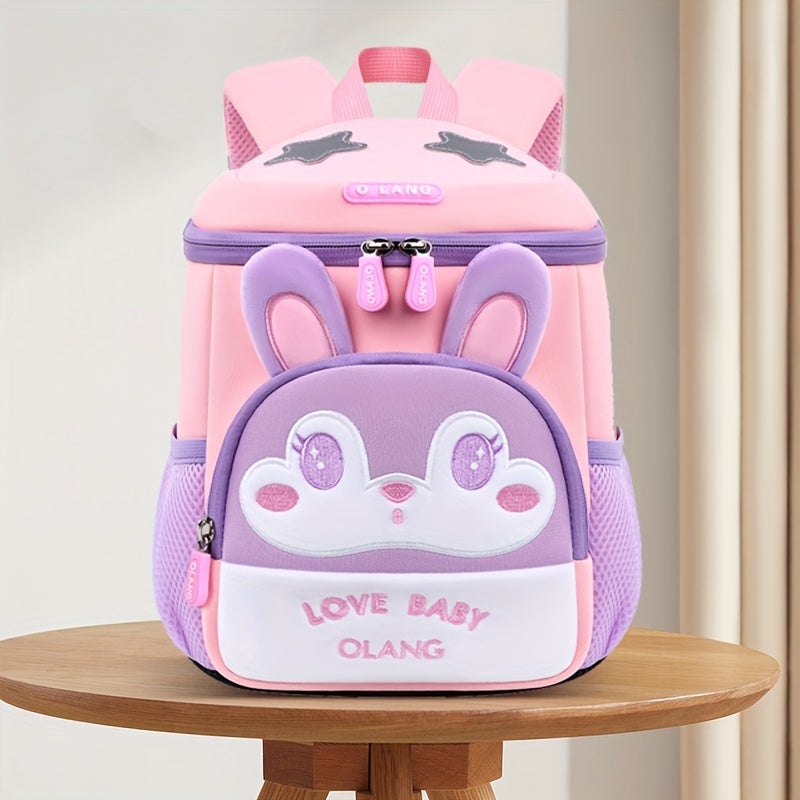 Kindergarten School Bag Girls Anti-lost Backpack Lightweight Spine Protection