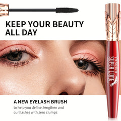 Crown 4D Fiber Mascara Lengthening Curling Waterproof Long Lasting