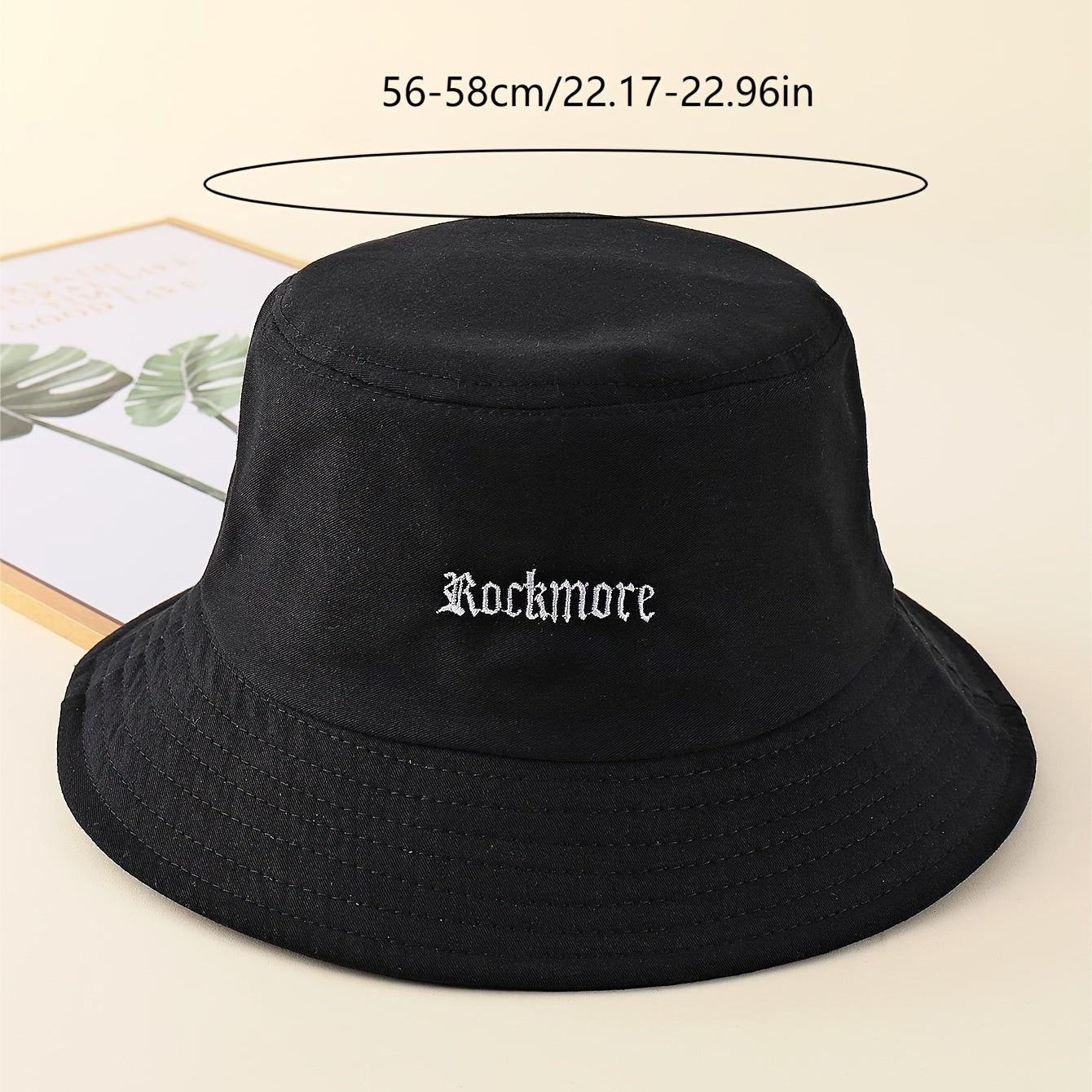 Embroidery Bucket Hat Sunscreen Fisherm