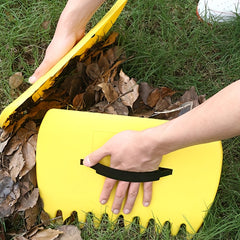 Outdoor Leaf Clip Garden Rake, Plastic Yard Garbage Collector