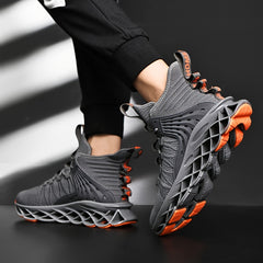 Men's Blade Running Shoes Breathable Lightweight Non Slip Casual Sneakers