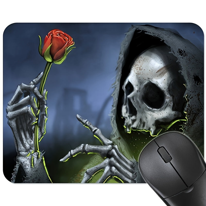 Skull Rubber Office Desk Mat Non-slip Mouse Pad